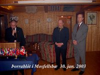 Þorrablót í Mosfellsbæ 30 jan 20003
