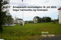 Árbæjasafn 16. júlí 2023