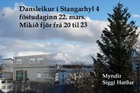 Dansleikur í Stangarhyl 22 mars 2024