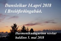 Dansleikur 14 apríl 2018