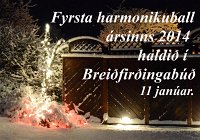 Harmonikuball í Janúar 2014