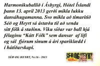 Séð og Heyrt Aprl 2013